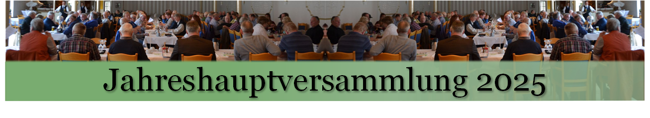 Jahreshauptversammlung 2025